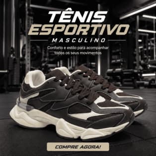 Tênis Masculino Casual Confortável para Trabalhar e Passear – Garanta Já o Seu