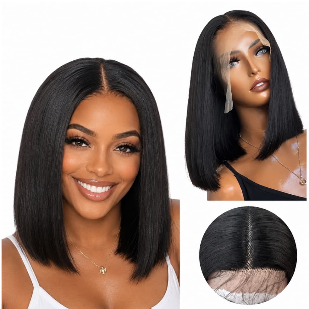 Peruca Com Tela Front Lace Identica Cabelo Humano Orgânica