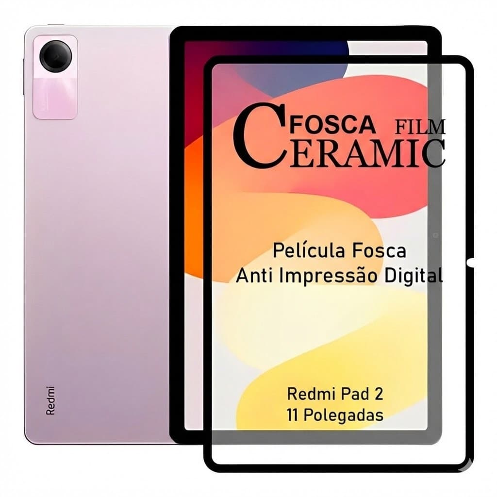 Película De Ceramica Fosca/HD Para Xiaomi Redmi Pad Se/Redmi Pad 2 11 Polegadas