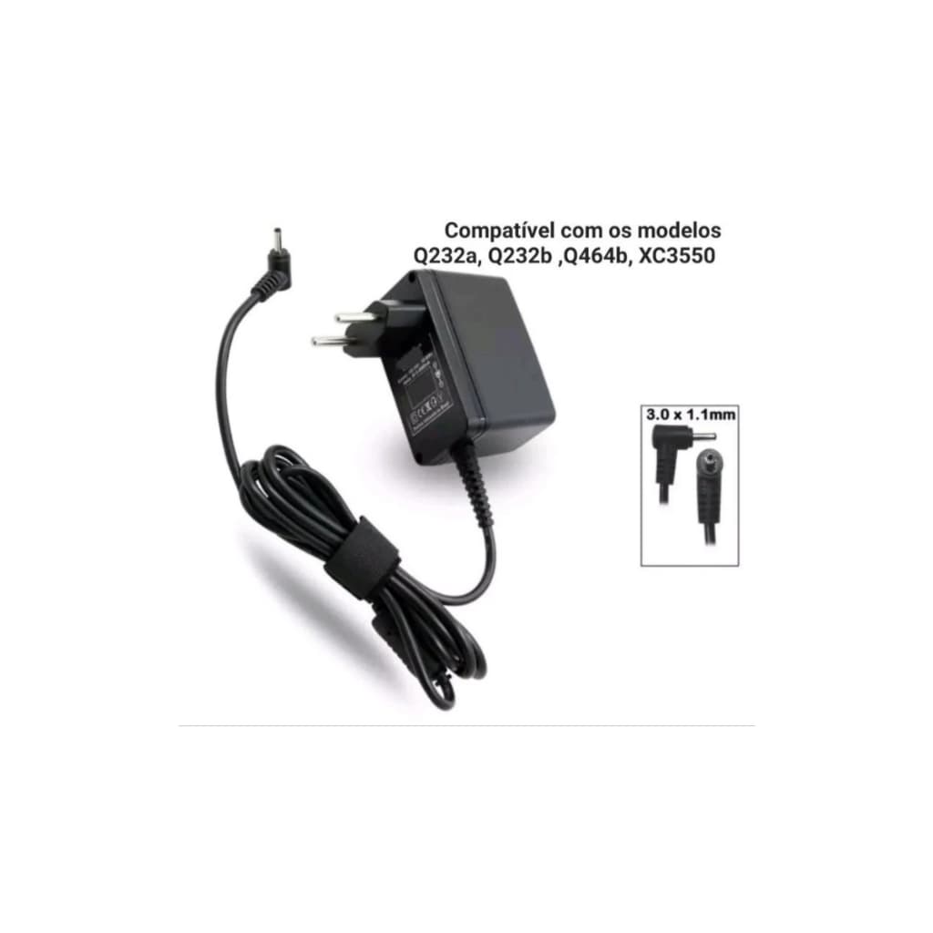 Fonte Carregador Comptivel para Notebook Positivo Stilo One Xc3650 5V 3A Bivolt