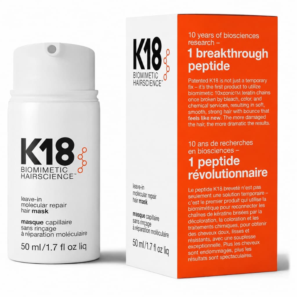 K18 Máscara Capilar Leave-In 50ml com Queratina Reconstrução e Reparação Original