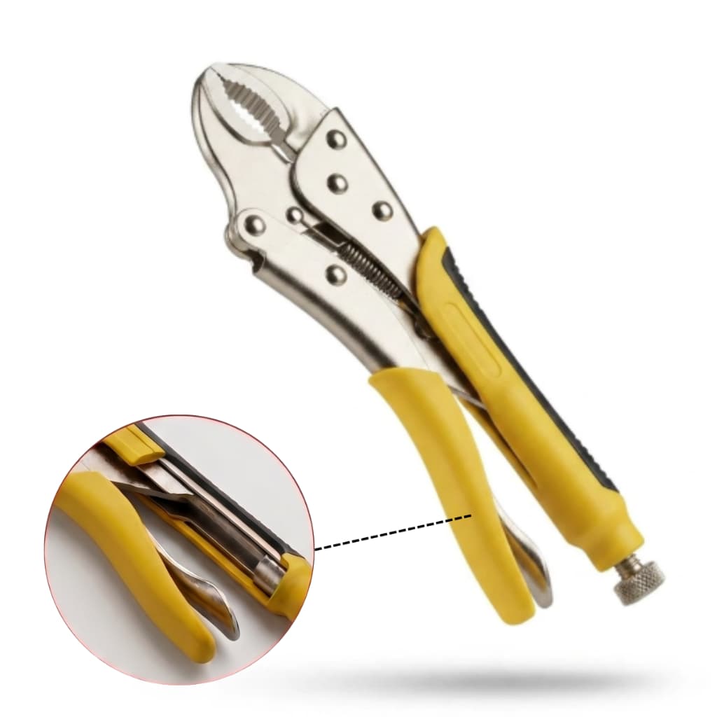 Alicate de Pressão Curvo 10" Profissional Premium – Alta Resistência