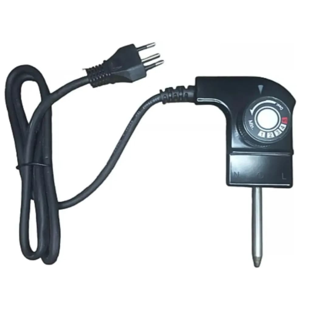 Cabo Tomada Termostato Panela Elétrica E Multi Grill Britânia Cabo Tomada Termostato Ajustável para Panela Elétrica, Gri