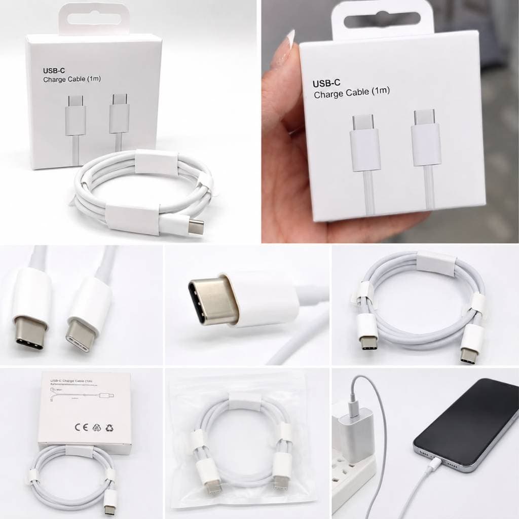 Cabo Tipo C Carga Rápida USB 1m para Todos Celulares