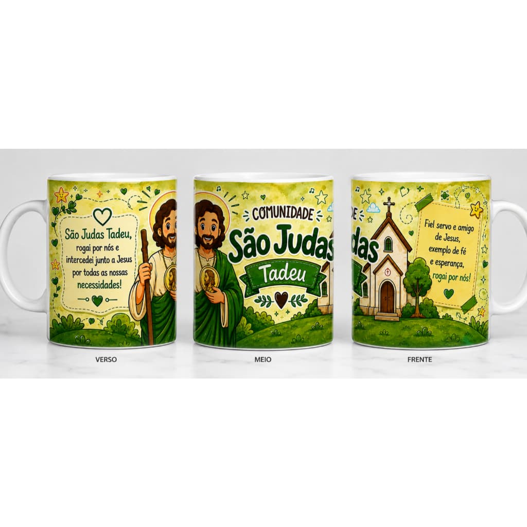 Caneca Personalizada São Judas Tadeu
