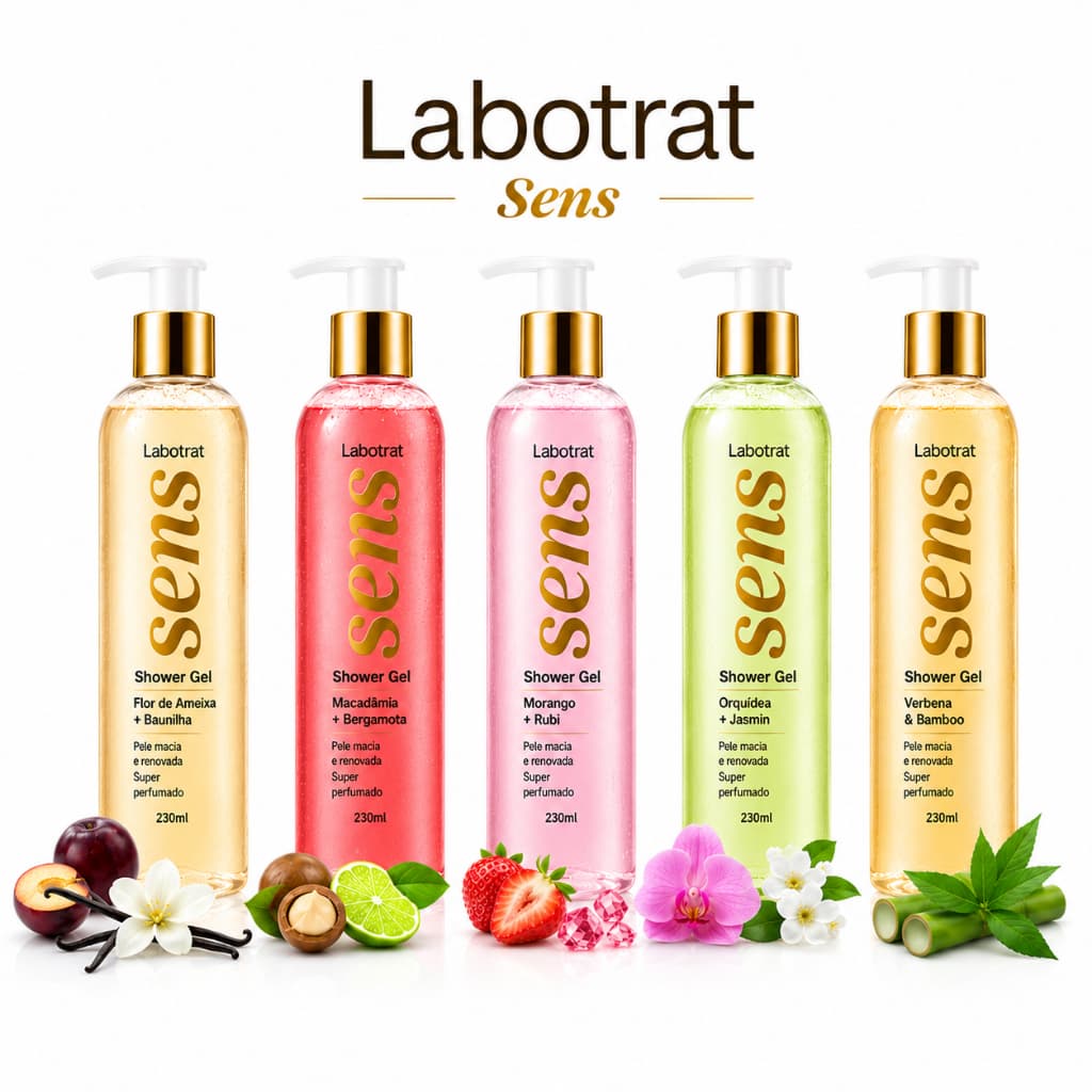 Sabonete Líquido Sens Shower Gel Labotrat 230ml