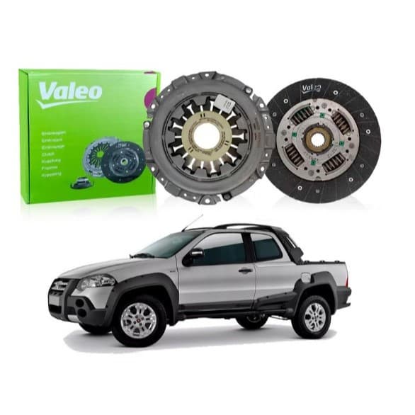 Kit Embreagem Valeo 228073 Platô Disco 215mm 20 Estrias Dualogic Fiat