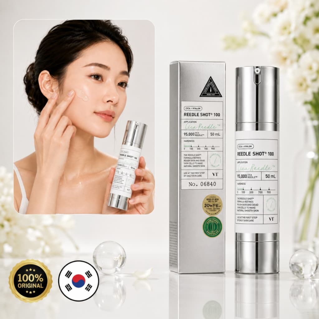 Vt Reedle Shot 100 Original 50ml Microagulhamento K Beauty Noturno 50ml ENVIO IMEDIATO