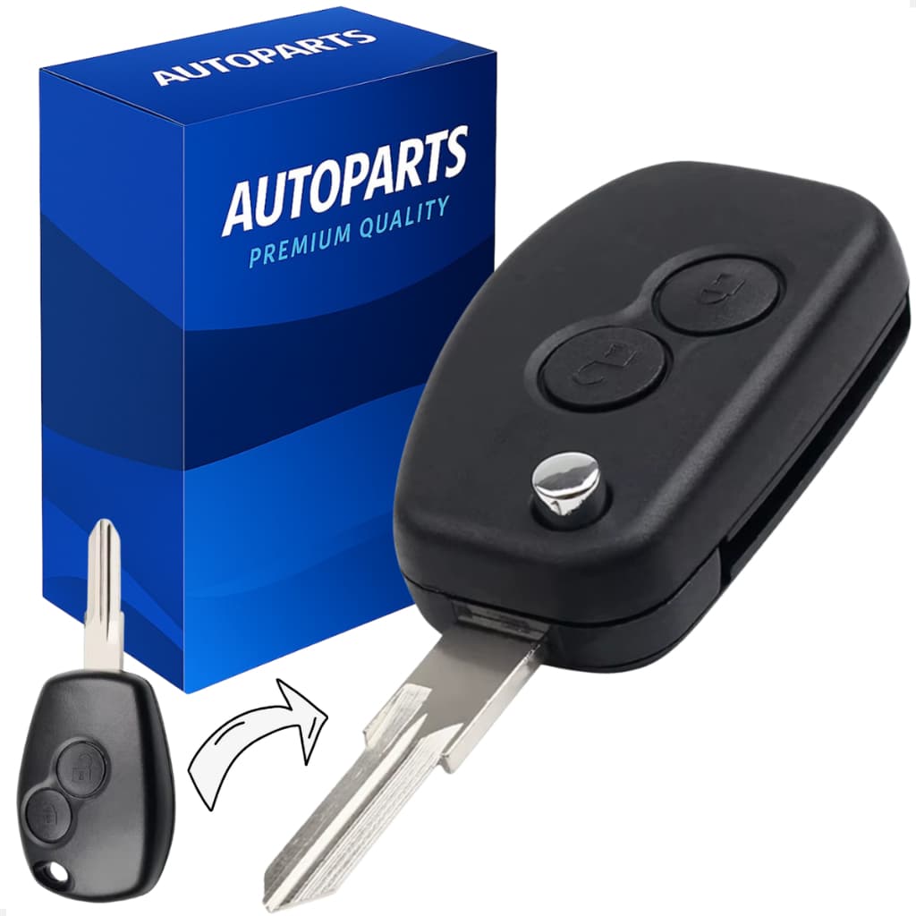 Capa Chave Canivete Renault Sandero Logan Duster 2007 até 2015