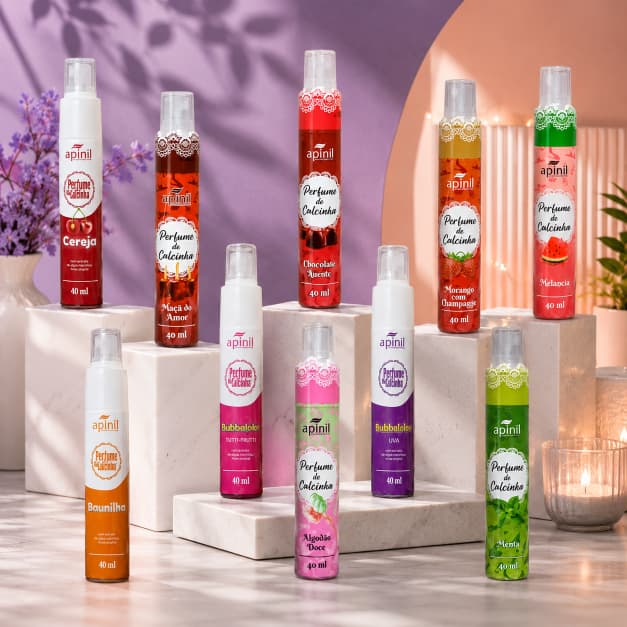 Perfume Sensual Apnil Super Cheirosos 6 Unidades na Caixa