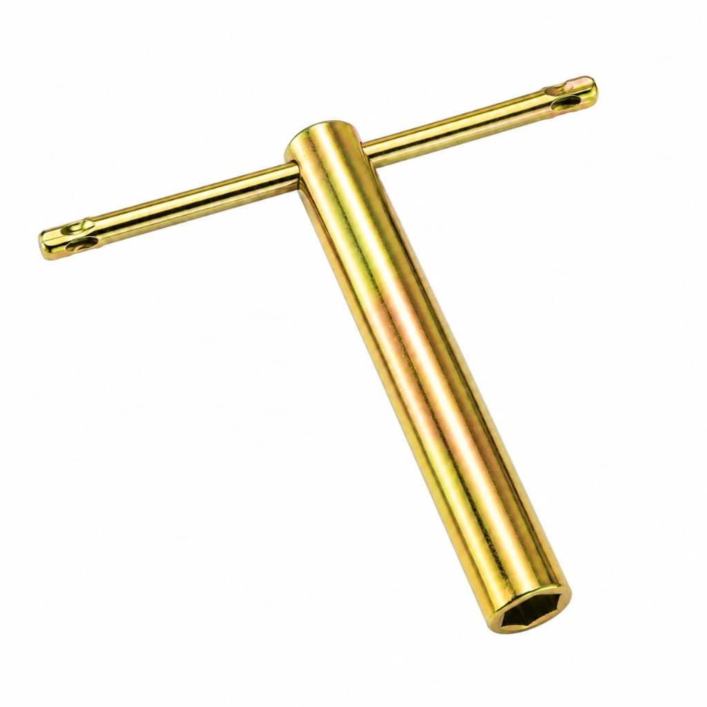Chave de Afinação tubular em "T" 1/4 Para Cuíca Caixa Repique Surdo Percussão
