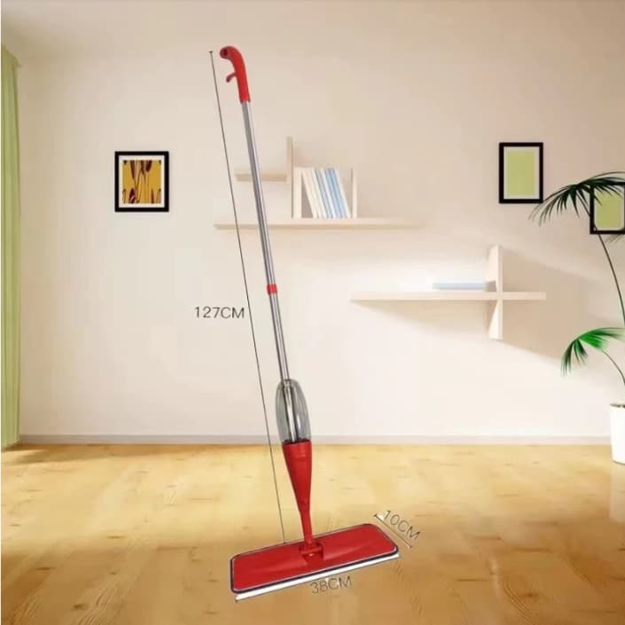 MOP SPRAY PLAST VERMELHO 128 X 40 CM