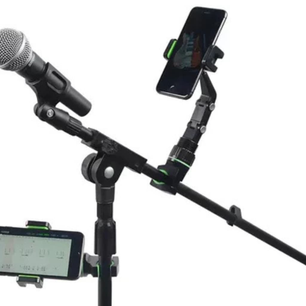 Suporte Celular Universal Microfone Partitura Pedestal.