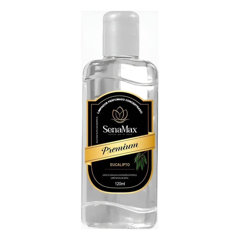 Limpador Perfumado Concentrado SenaMax Premium Eucalipto 120ml Limpeza e Perfume para Casa