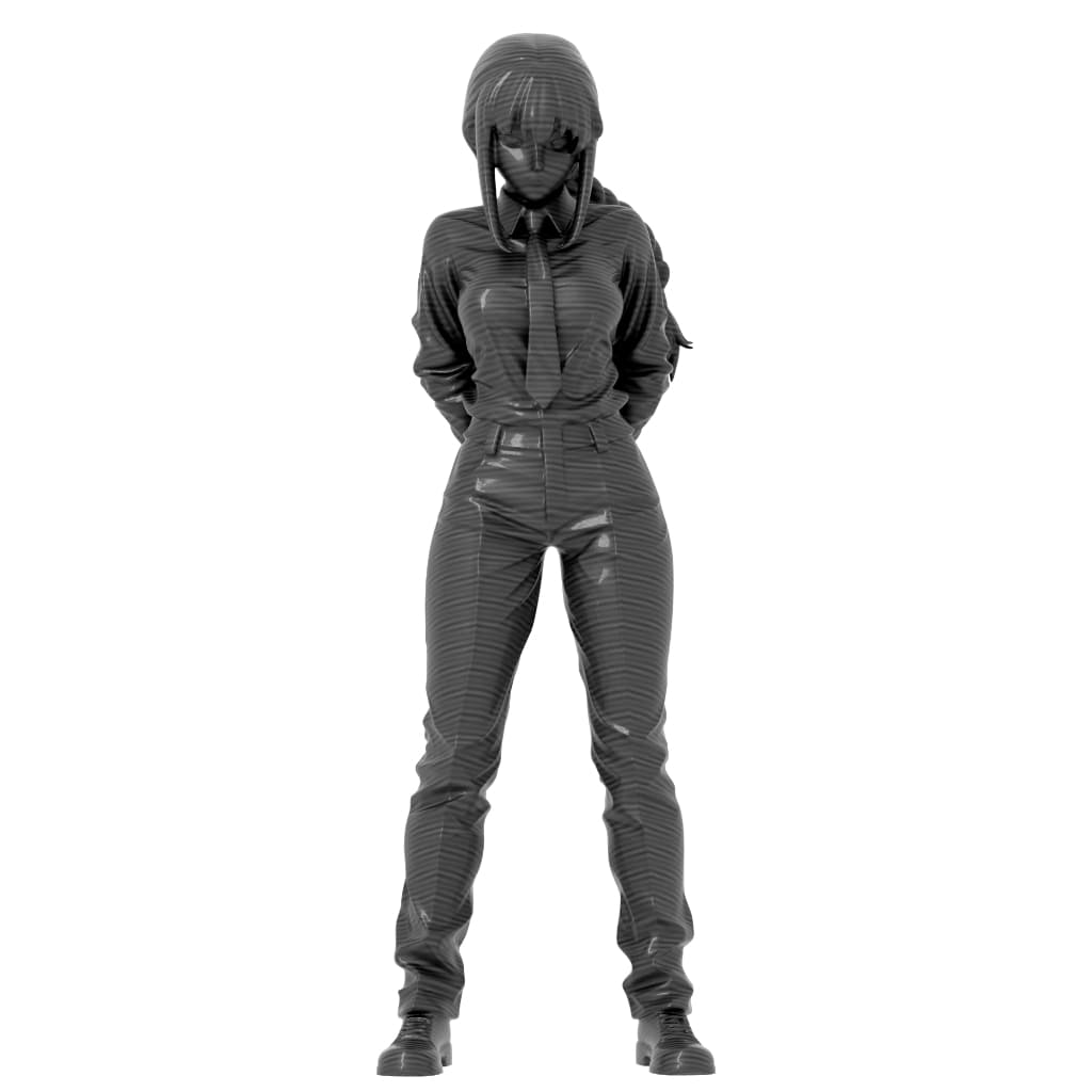 Action Figure Makima Chainsaw Man Cor Única - Boneco Colecionável Makima de Chainsaw Man