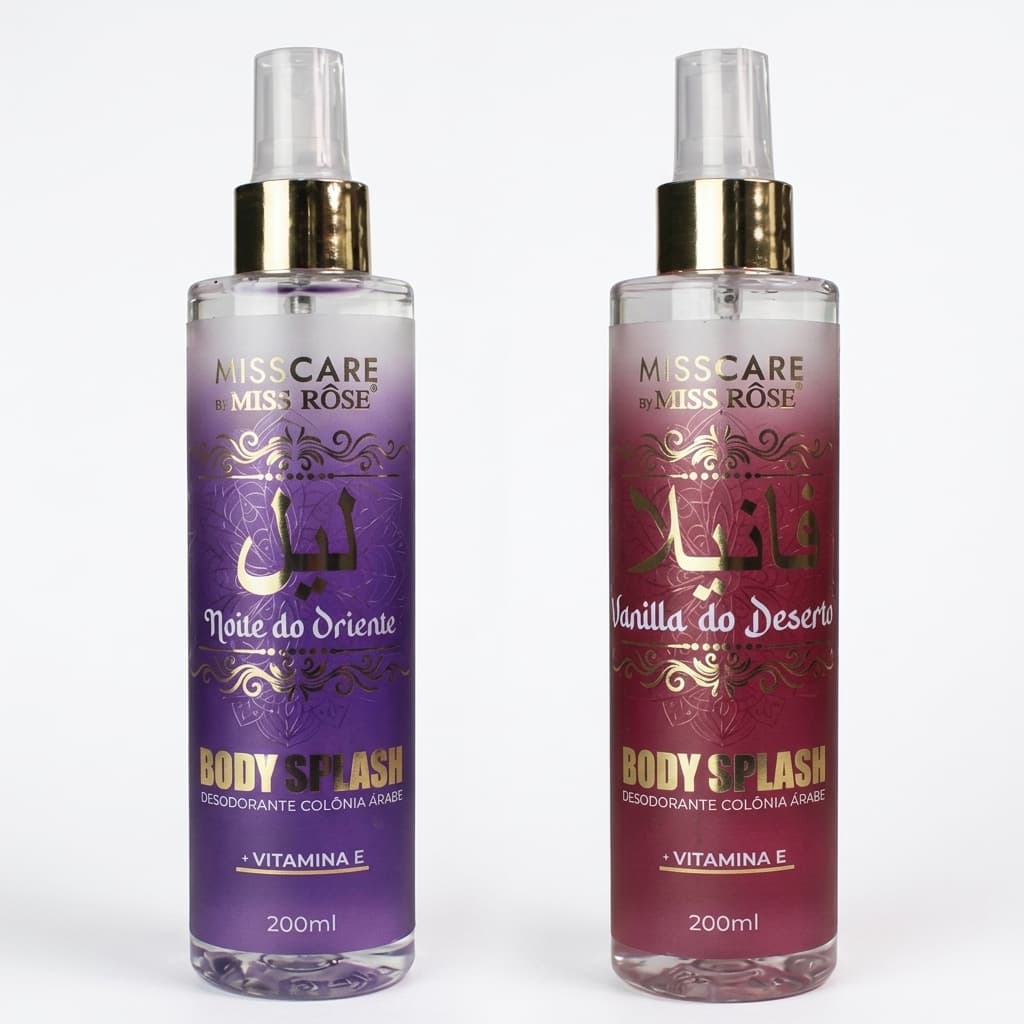 Body Splash Arabe Perfume Hidratante Corporal Feminino Diversos Aromas Spray Perfumado Longa Duracao