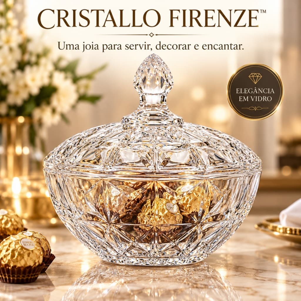 Bomboniere Luxo Vidro Transparente Tampa  Hermetica Organizador Doces e Salgados