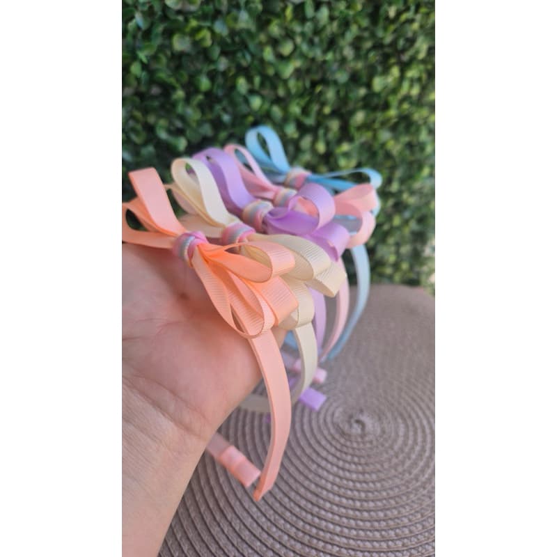 Tiara Arco infantil Tiara silicone flexível Tiara arquinho candy
