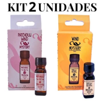 Kit 2 Wind Mystery c/ 01 Patchouli Rugol 5ml + 01 Almiscar Selvagem 5ml