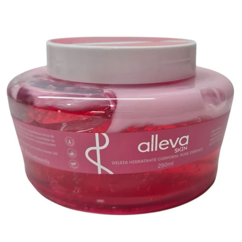 Geleia Hidratante Corporal Alleva Hidratação Intensa e Fragrâncias Exclusivas