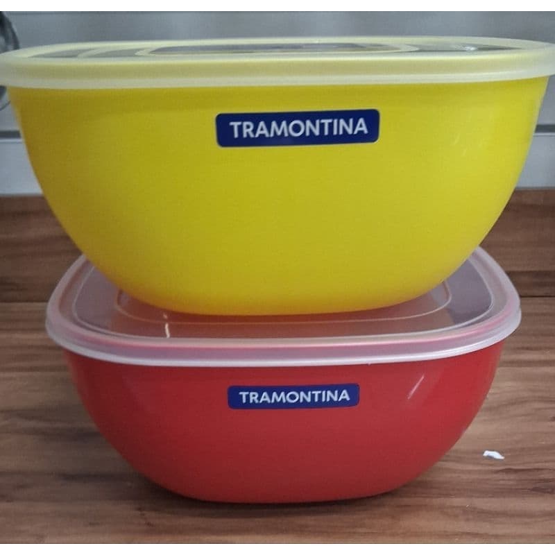 Pote Mixcolor Tramontina com tampa - 4 litros - Unid