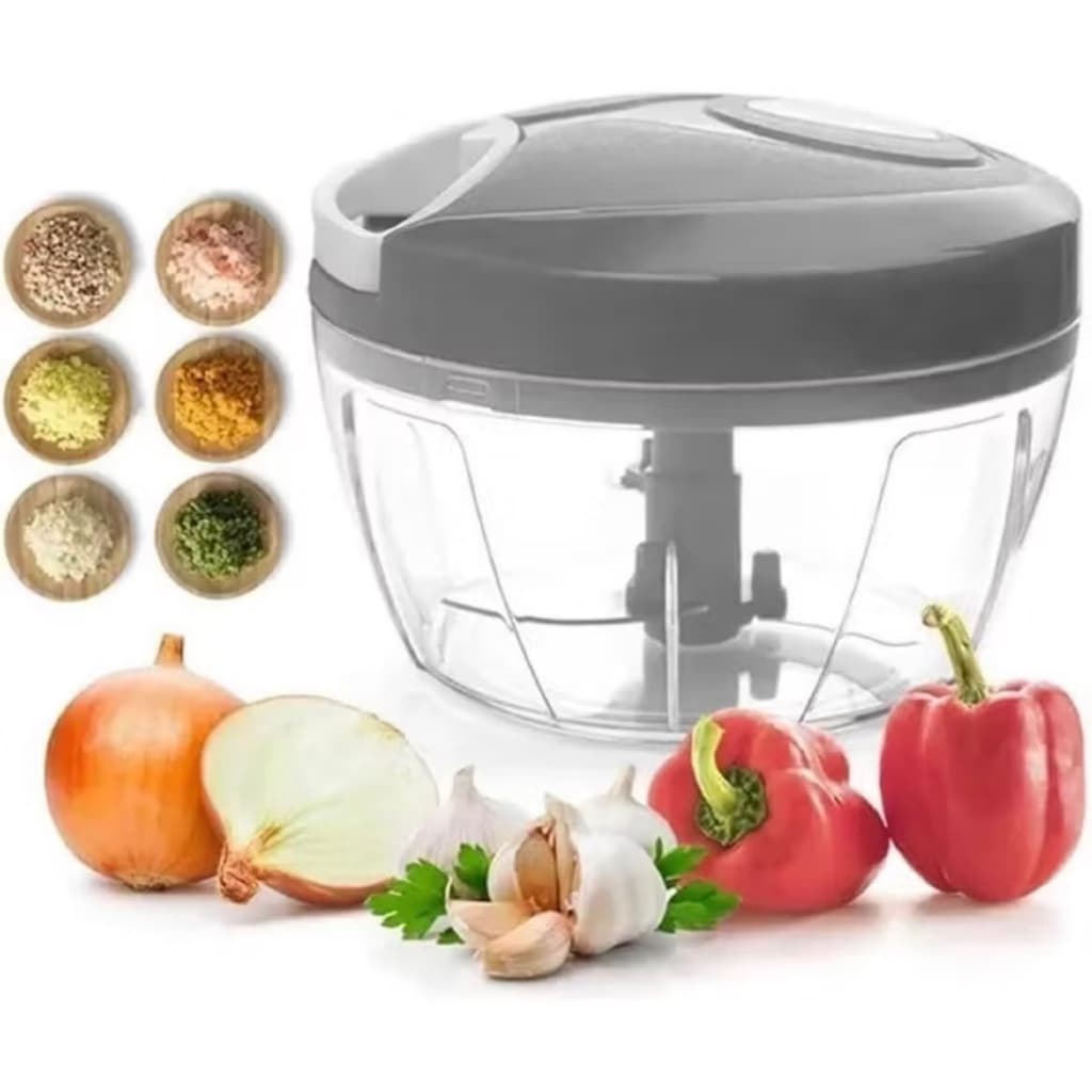 Processador Manual de Alimentos com Cordão Retrátil