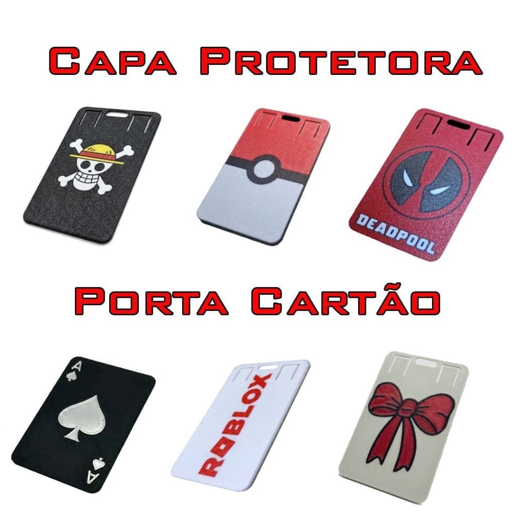 Porta Crachá / Porta Cartão de Transporte – Capa Protetora para Cartão