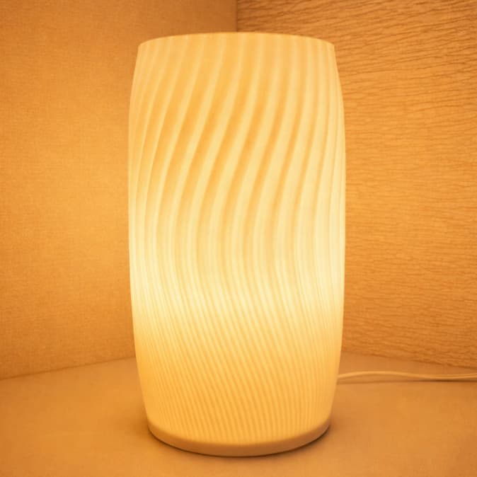 Luminária De Mesa Compacta Moderna Abajur Quarto Aconchegante
