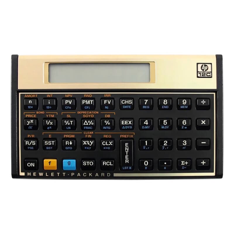 calculadora financeira HP 12C gold
