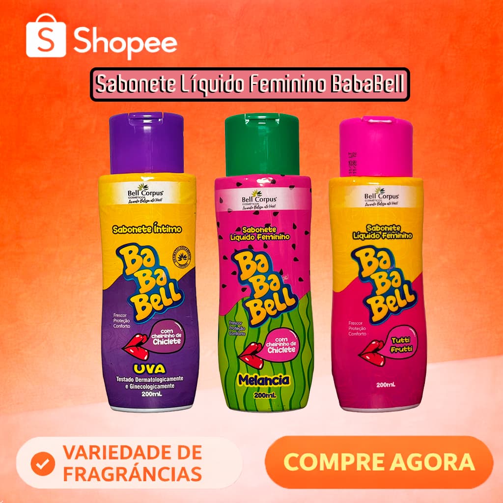 Sabonete Líquido Feminino BabaBell – Bell Corpus – 200ml