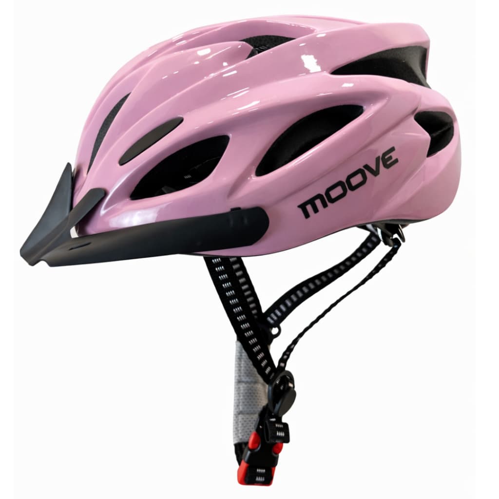 Capacete Ciclismo Moove Mtb Speed Rosa - Fecho Ajustável M e G