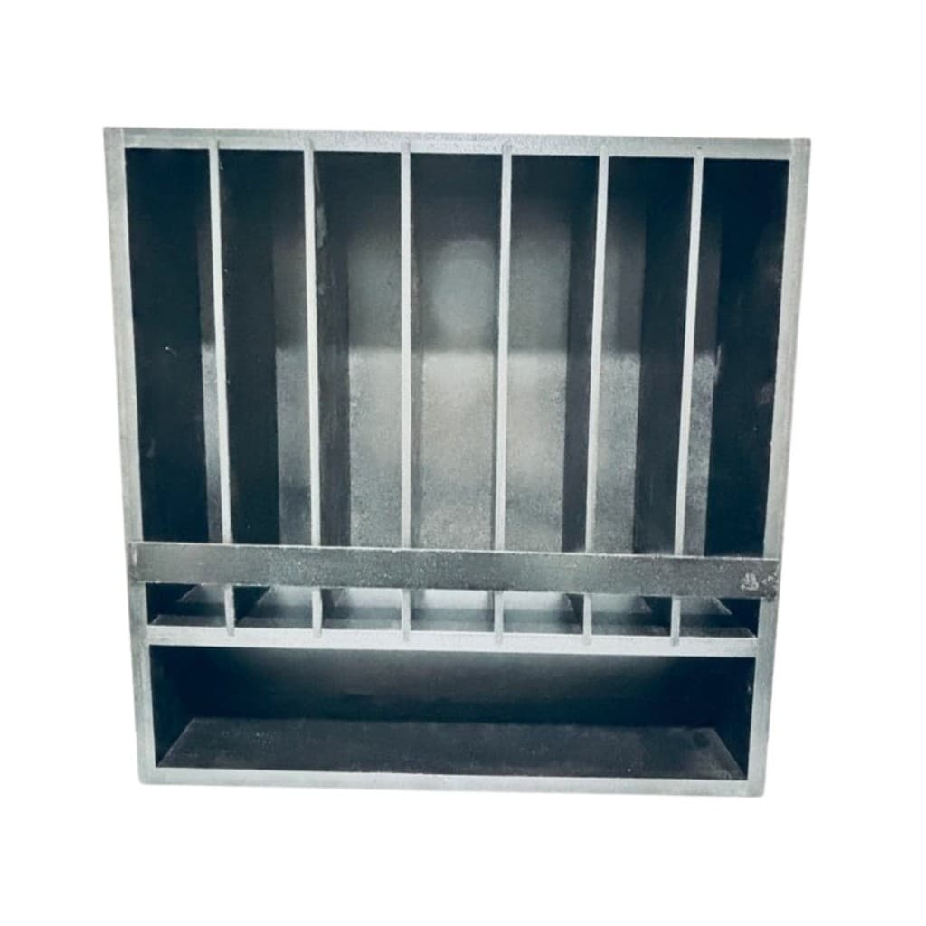 Expositor MDF Multiuso Para Bar Mercearia 7 Raias Preto Premium