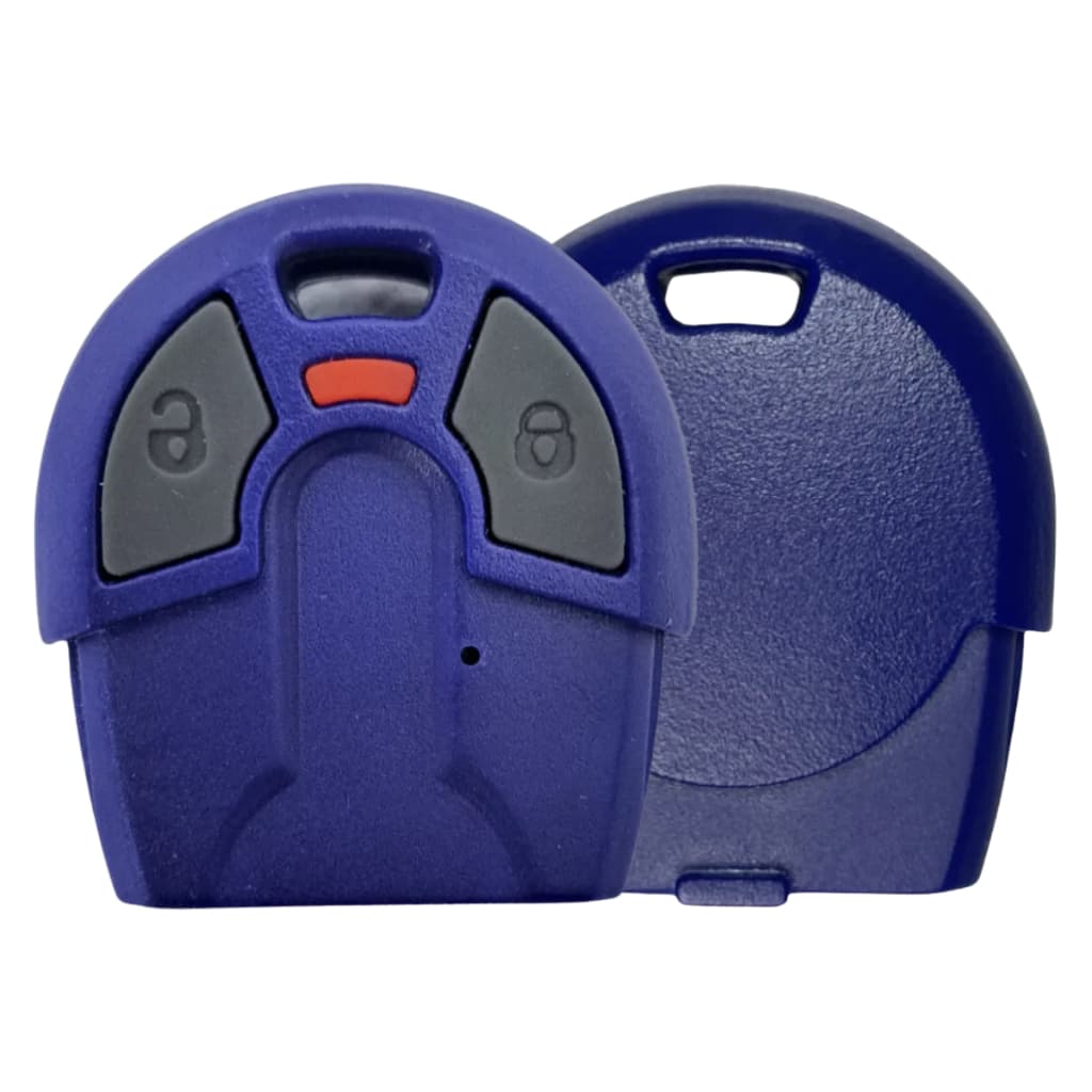 Chave Fiat Controle Palio Siena Doblo Azul Cabeca Alarme Cap