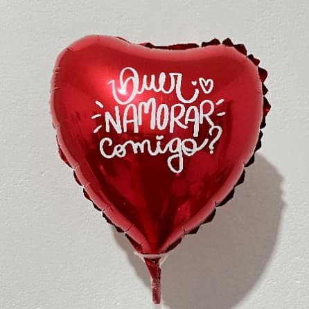 Kit Adesivo Vinil "Quer Namorar Comigo?"
