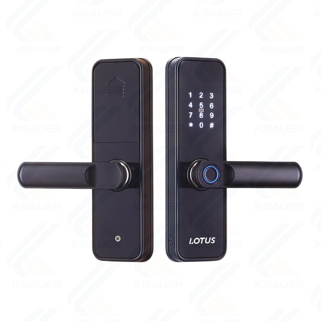 Fechadura Semiautomática Wi-Fi 22x160mm Preto