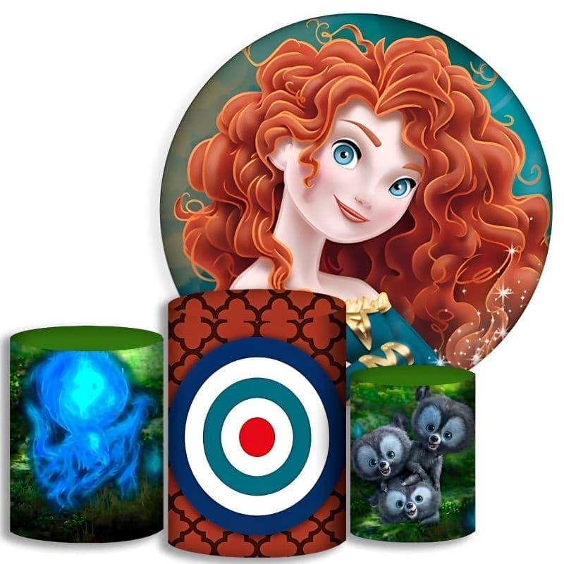 Capas Para Cilindros + Painel - Valente - Kit Decoração Festa / Pegue e Monte