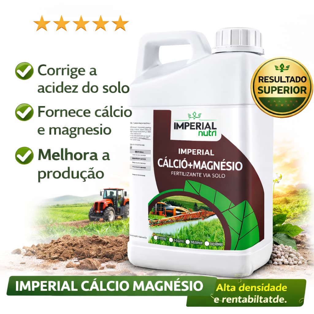 Calcário Líquido Fertilizante Corretor Solo- 10 L- CALCIO+MAGNÉSIO