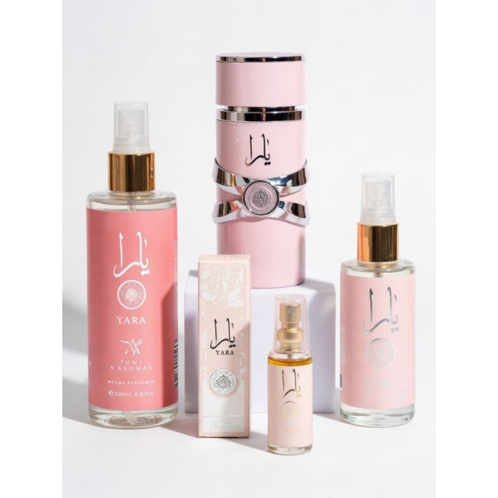 Perfume Yara Árabe Inspirado Fragrância Doce Feminina Perfume Feminino Yara Tons & Aromas Bodysplash