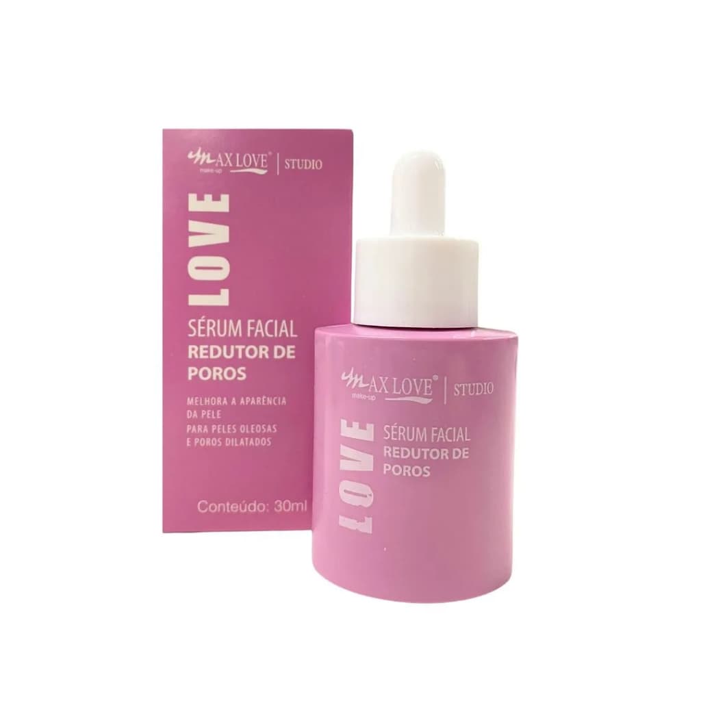 Serum Facial Redutor de Poros 30ml - Max Love