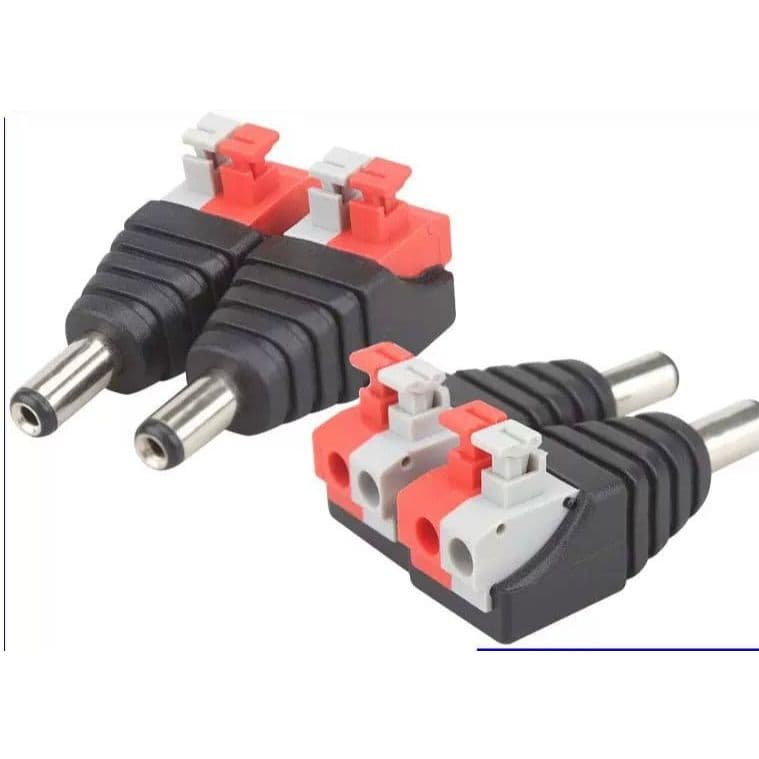 Kit 10/KIT20/KIT30/KIT40Conector Plug P5 Macho Conexão rápida Com Botão de Pressão Conexão rápida