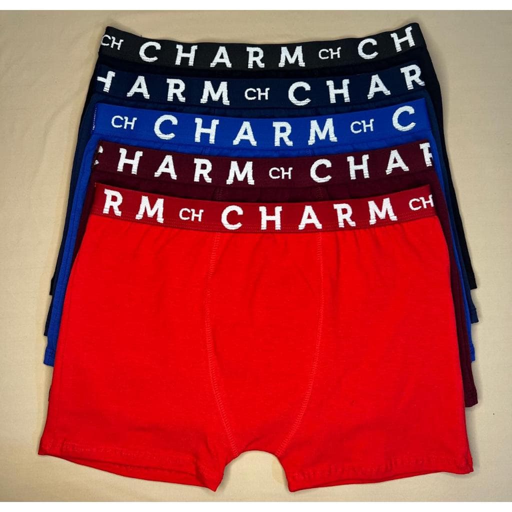 Cueca Kit 6 ou 3 Peças Boxer Algodão Plus Size Cores Lisas com Forro Elastico 30
