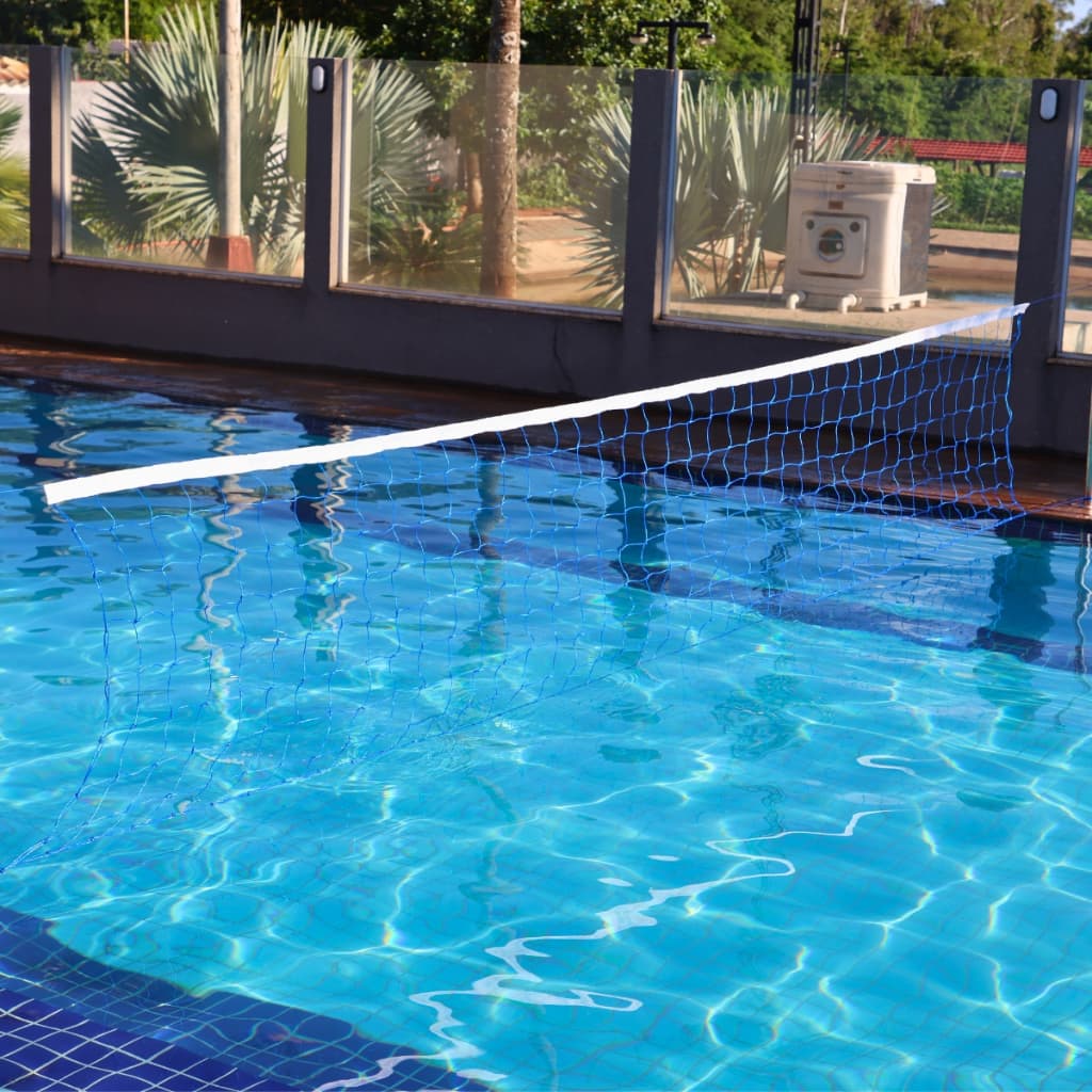 Rede de Biribol para Piscina 6 Metros Vôlei Aquático com 1 Faixa Reforçada