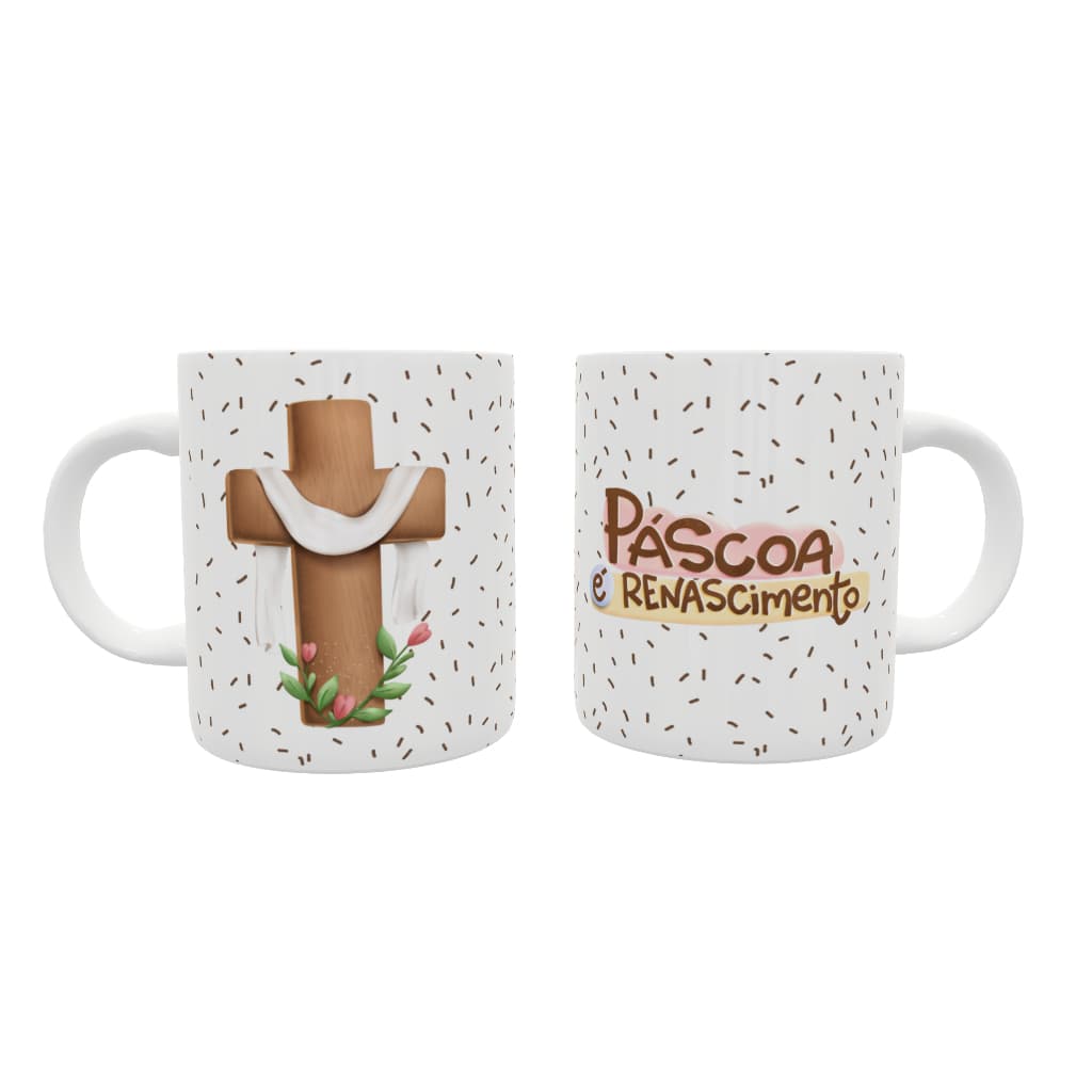 Caneca Páscoa - Caneca de cerâmica - caneca de páscoa - caneca personalizada - lembrancinha