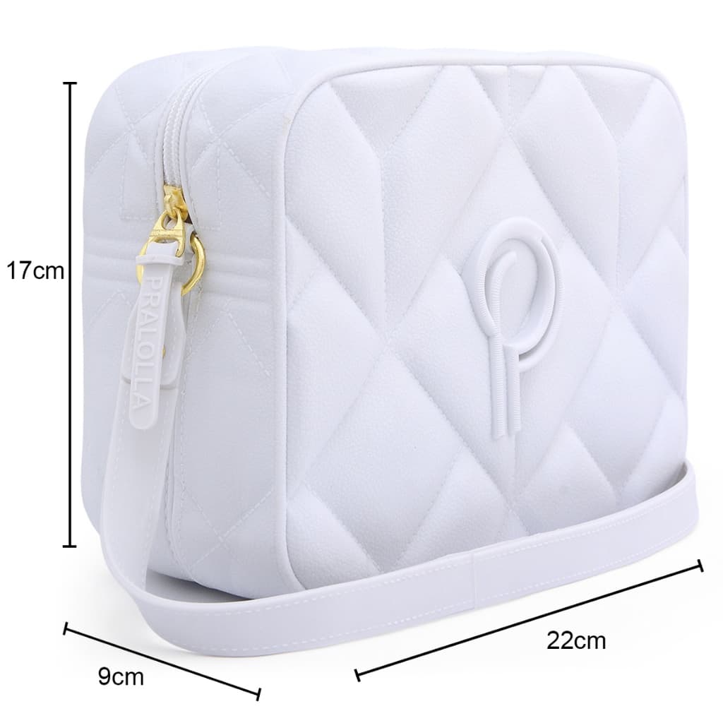 Bolsa Feminina Pralolla Virginia Transversal de Ombro Promoção