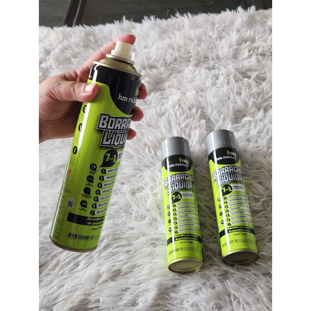Kit 2 Borracha Líquida Spray  7 em 1 - HM Rubber Direto na Ferrugem