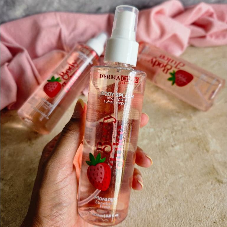 Body Splash Dermachem Body Juice Morango – Spray Corporal Perfumado, Doce e Refrescante - 200ml