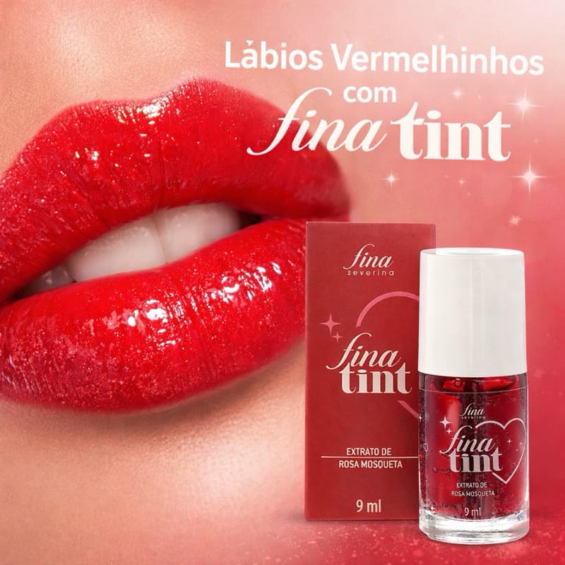 Lip Tint Vermelhinho Fina Severina