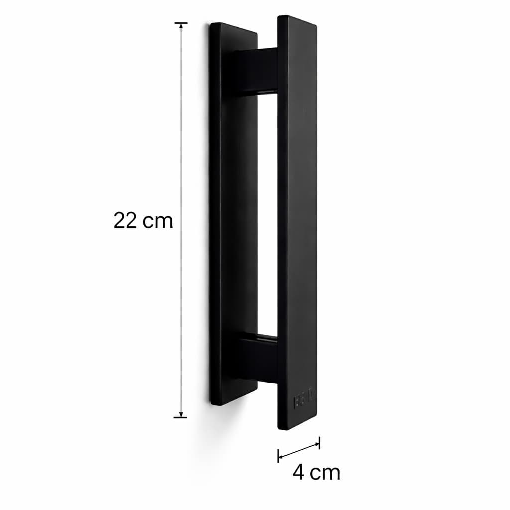 Puxador Duplo Preto Para Diversos Modelos e Tipos de Portas Sem Furo (NOVIDADE E INOVAÇÃO)PRONTA ENTREGA