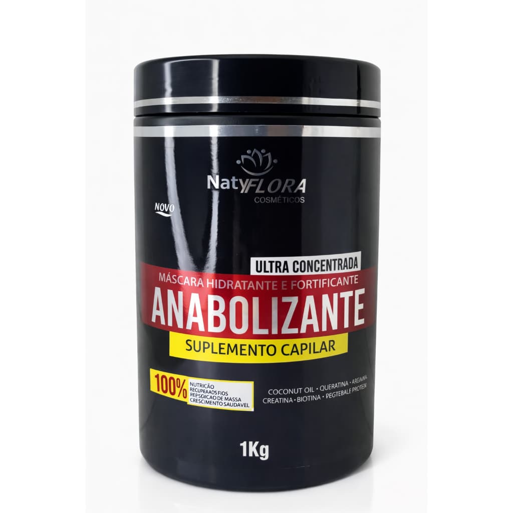 Máscara Anabolizante Capilar 1kg Natyflora Suplemento Capilar Fortificante