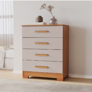 Cômoda 4 Gavetas Compacta 64cm Lídia.